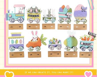 Easter Train, Make Your Own Bundle, Easter Bunny, Seasonal Decor ...