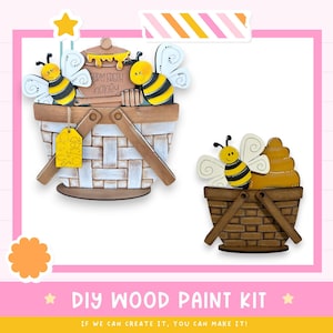 Bees Insert for the Interchangeable Flower Basket