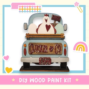 Farmhouse Chicken Truck Insert: Clucker & Co. DIY Kit