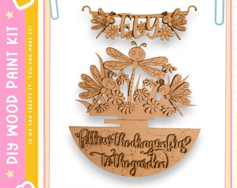 Dragonfly Sign Insert - Interchangeable for Round or Tag Bases