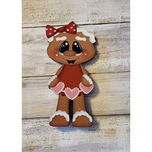 Gingerbread - Girl with Red Bow