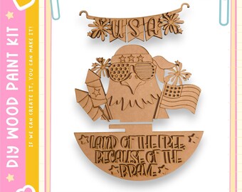 Bald Eagle Sign Insert - Interchangeable for Round or Tag Bases