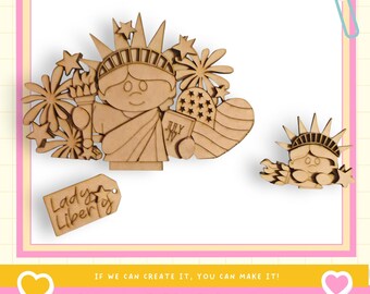 Lady Liberty Insert for the Flower Basket DIY