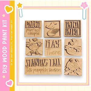 Scarecrow Pair Mini Tiles For The Leaning Ladder