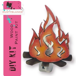 Camp Fire Nite Light Attachment - Camping Decor