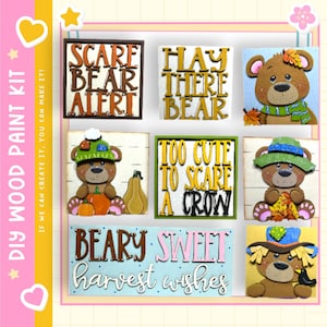 Fall Bear Tiles For The Leaning Ladder