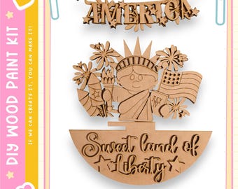 Lady Liberty Sign Insert - Interchangeable for Round or Tag Bases