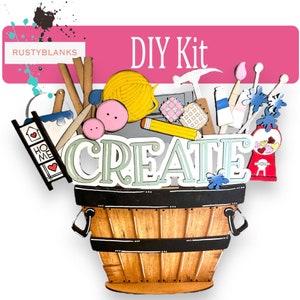 Interchangable Create insert for Flower Baskets, DIY Decor