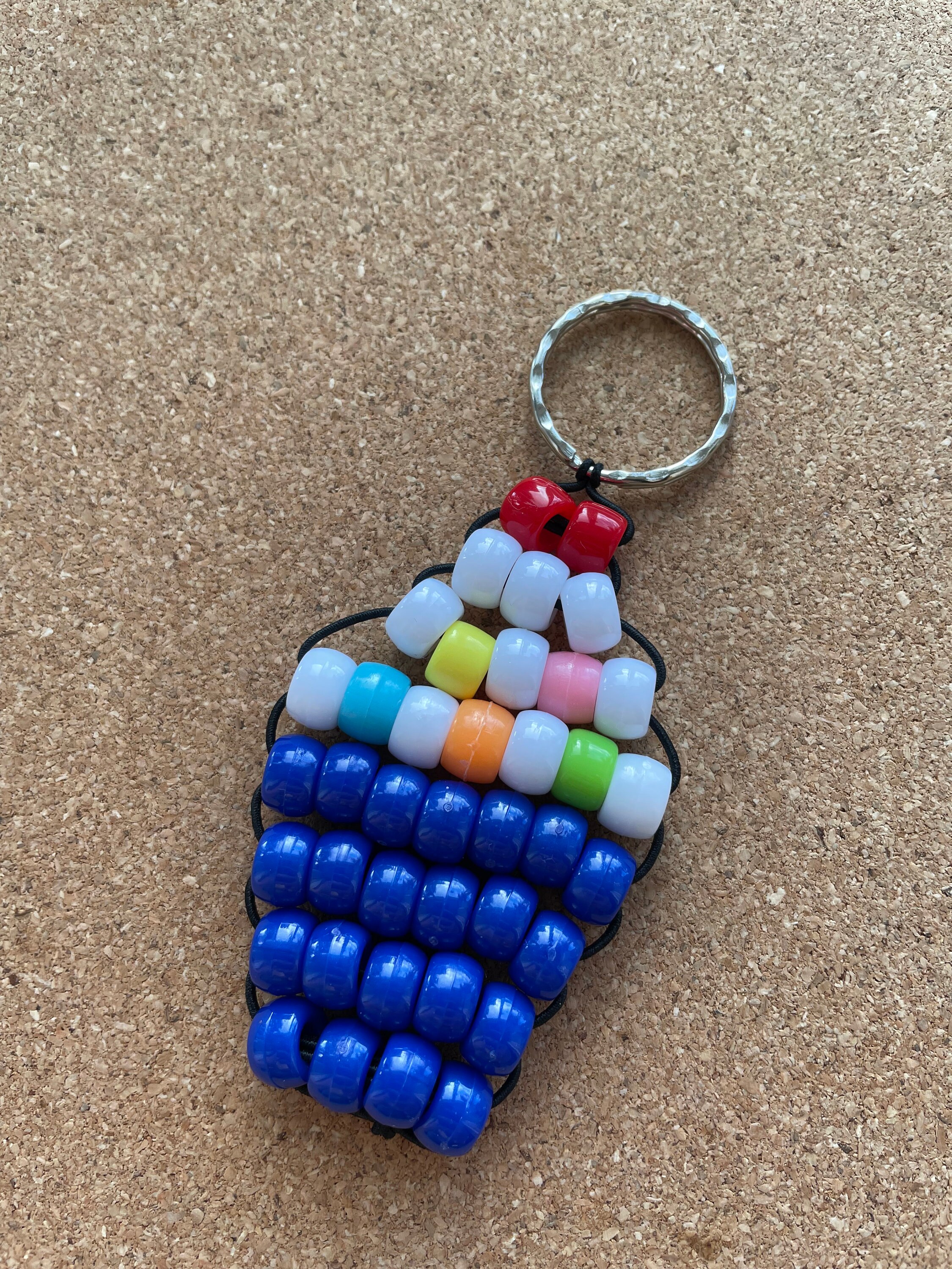 Cute Bead Keyrings Pony Bead Keychains Owl Cupcake Watermelon Etsy