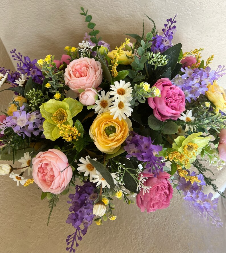 Shabby Chic Centerpiece Dining Table Centerpiece Spring Etsy