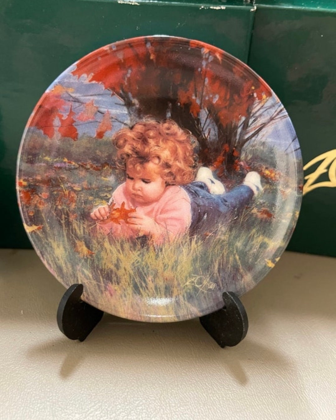 Vintage Donald Zolan Miniature Plate Etsy