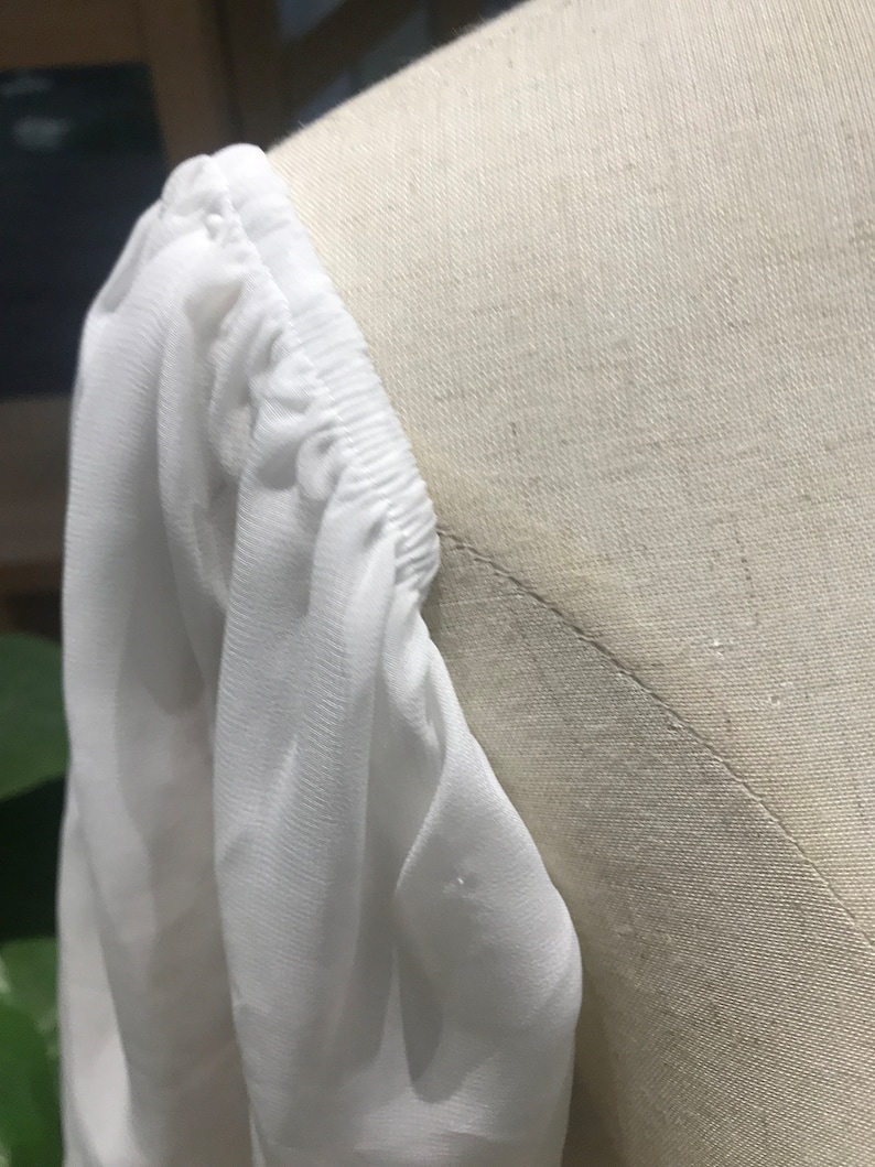 Chiffong Elfenbensvita Brudärmar, Brudklänningsärmar, Bröllopsaccessoar, Avtagbara ärmar, Avtagbara klänningsärmar, Svarta chiffongärmar bild 2