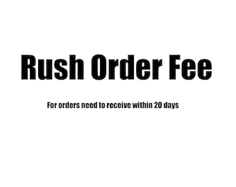 Rush order fee for veils need to receive within 20 days