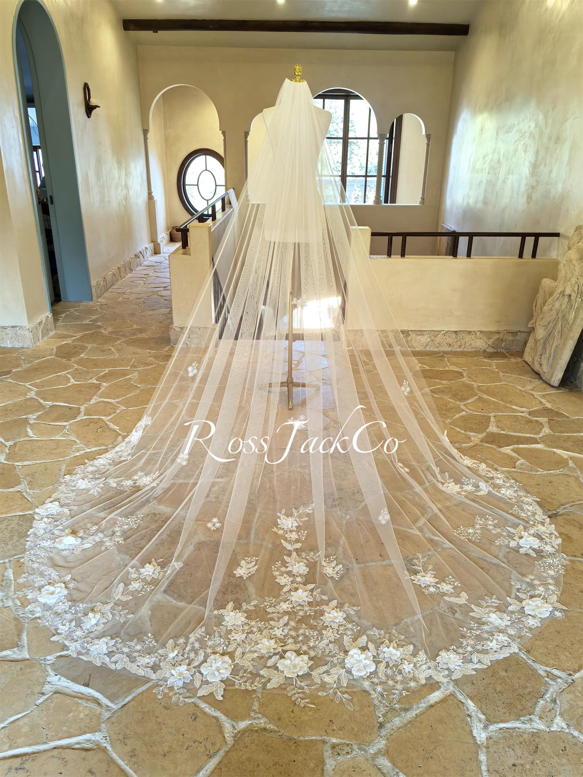 Floral Pearl Veil - Etsy