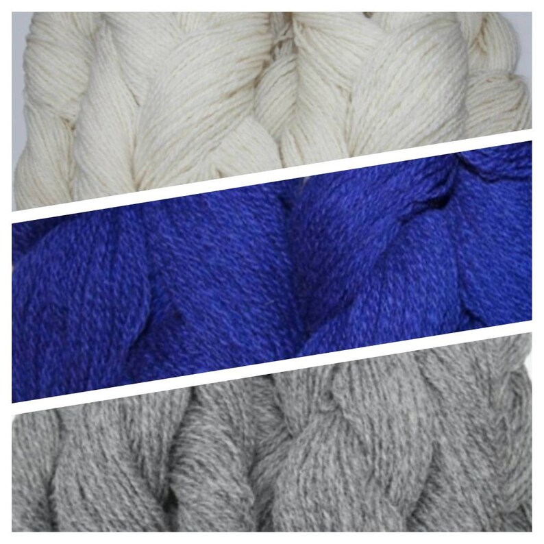 1 Kg White Natural Sheep Wool Yarn / Yarn for Dyeing / Etsy