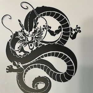 Dragon vinyl decal / sticker 4.5 x 9