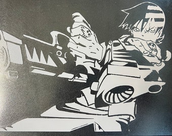 Soul Eater  vinyl decal / sticker (1) 8x5.5 _ (2) 6 x 5.7