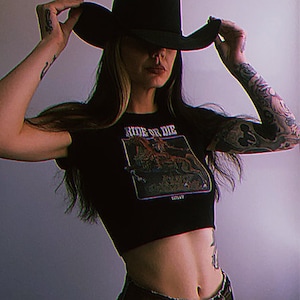 Ride or Die Crop Top *RESTOCK* Western Crop Top Heavy Metal Shirt Cowgirl Western Style Rock n' Roll Clothing