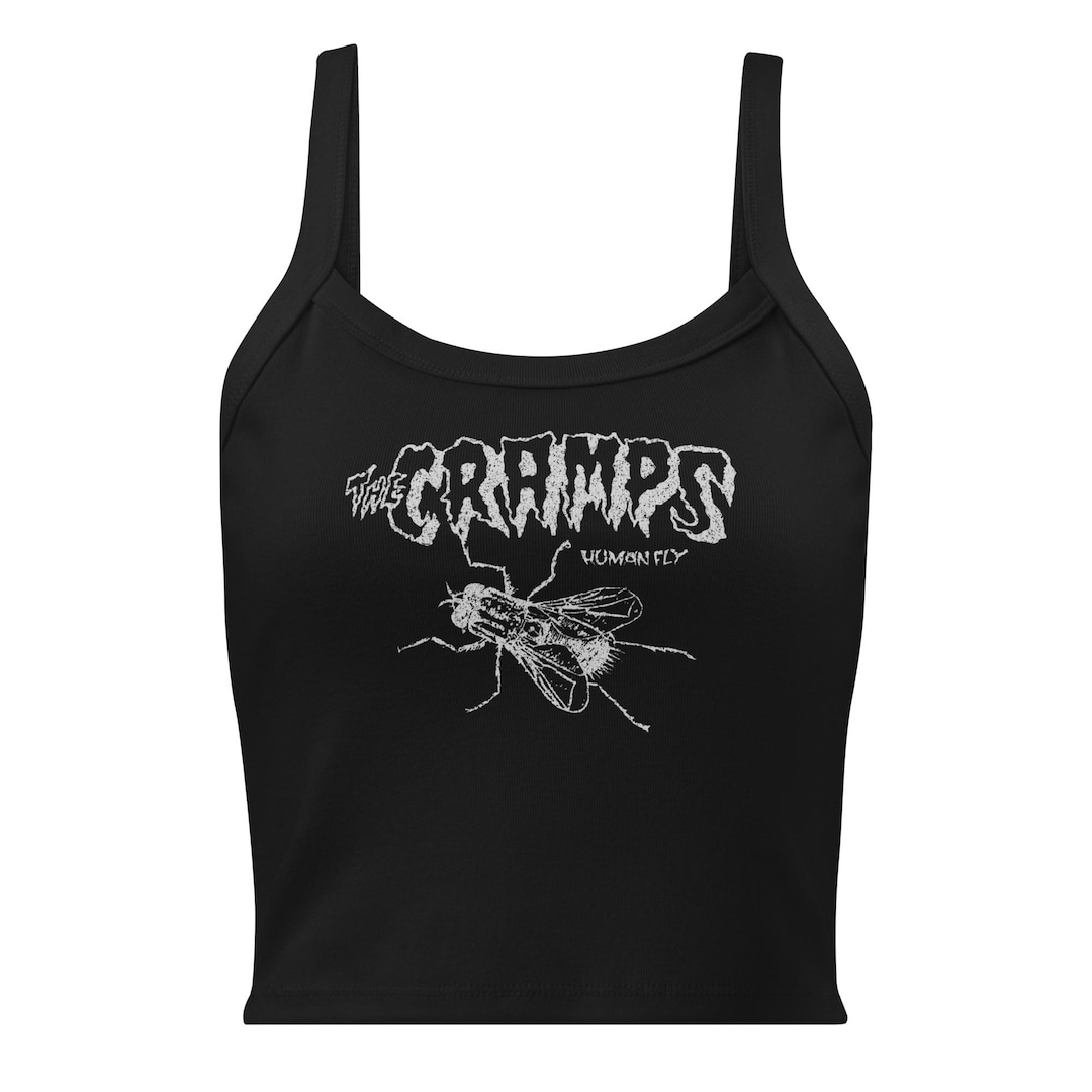 Maglietta The Cramps – Human Fly – Band Logo – Ufficiale – Uomo, Nera, Taglia L