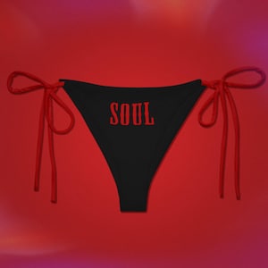 Vendi la tua anima Bikini Bottom Bikini Goth Bikini Heavy Metal Bikini Rock and Roll Moda Heavy Metal Moda Donna Bikini Punk Moda Punk