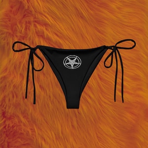 King D Bikini Bottom Bikini Goth Bikini Heavy Metal Bikini Rock and Roll Heavy Metal Moda Donna Moda Punk Bikini Punk Moda Western