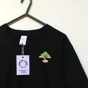 Bonsai Tee | Bonsai tree shirt | Black bonsai t-shirt | bonsai Japanese tee | Minimalist subtle design | bonsai gift