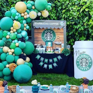 Starbucks Party Dekoration Set/Instant Download