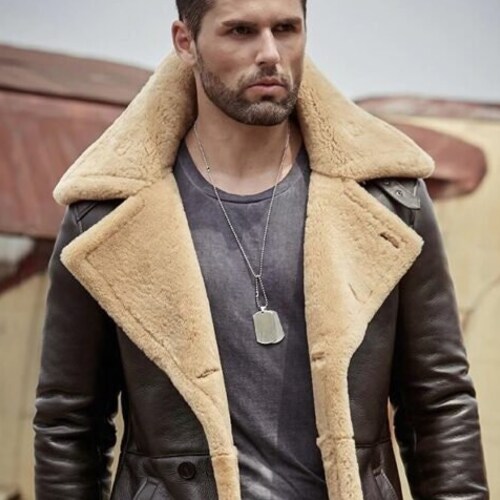 Tom Hardy B3 Shearling Farrier Brown 