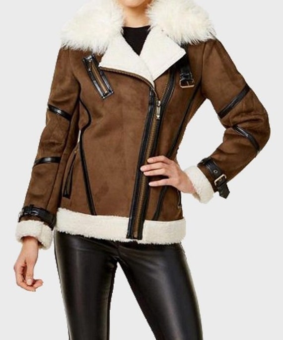 sheepskin jacket womens