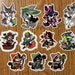 Fursona Pins Assorted Stickers 