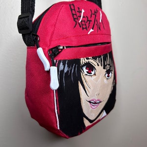 Anime mini red Yumeko purse shoulder bag kakegurui