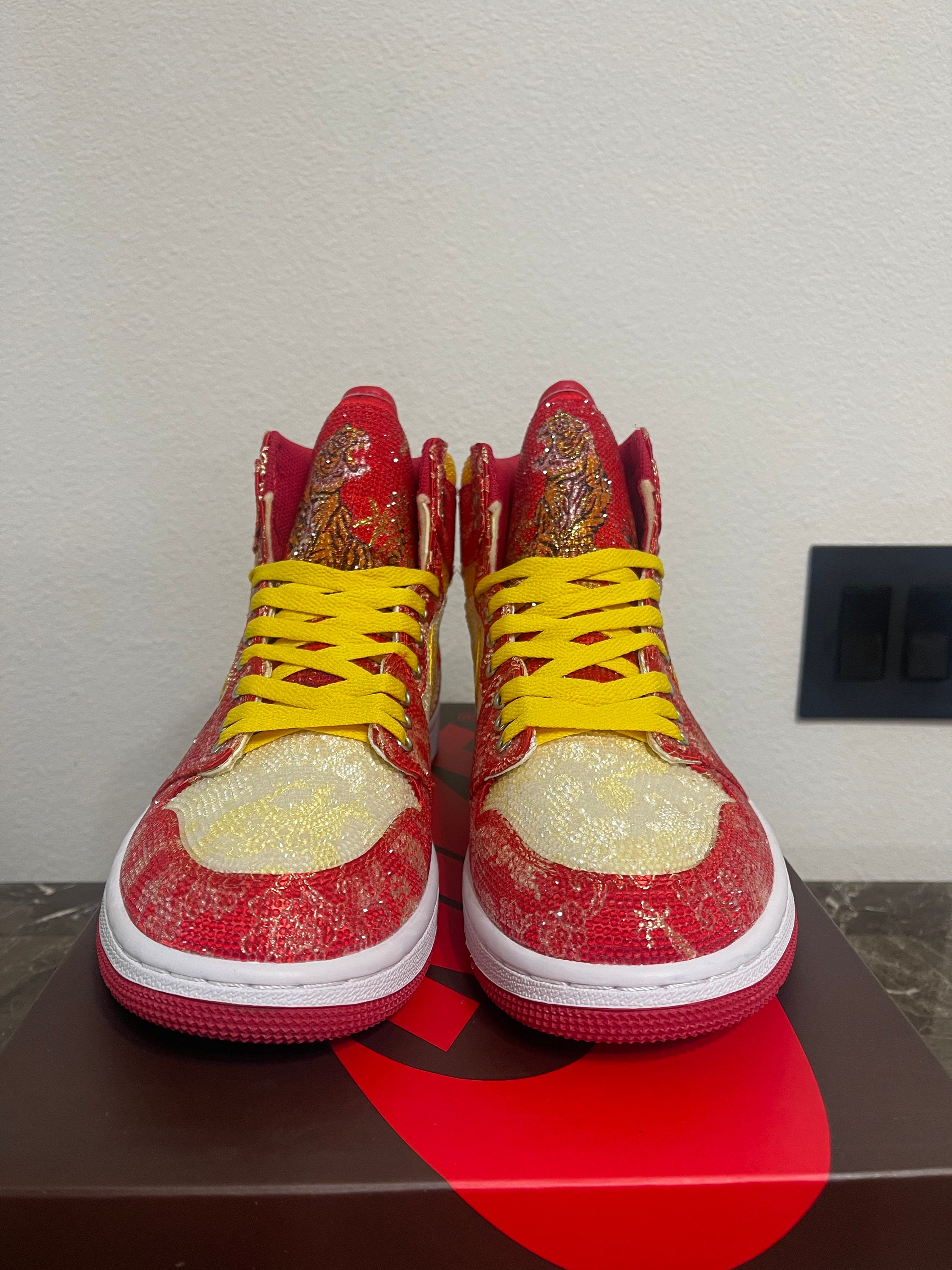 Custom Name NFL Washington Redskins Logo Design Air Jordan 13 Shoes Printed Logo JD 13