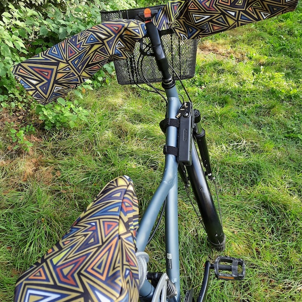 Manchons et couvre-selle de vélo chauds et imperméables