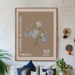 Stampa Cottagecore, arredamento anni '70, arte murale Cottagecore, decorazione murale Cottagecore, stampa artistica della natura, poster Fairycore, arte Fairycore, poster grunge