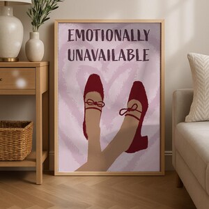 Red Line Art Poster, Shoes Poster, 70s Wall Print, Red Wall Art, Trendy Woman Poster, Psychedelic Art, Retro Print, Trippy Wall Art, DIGITAL