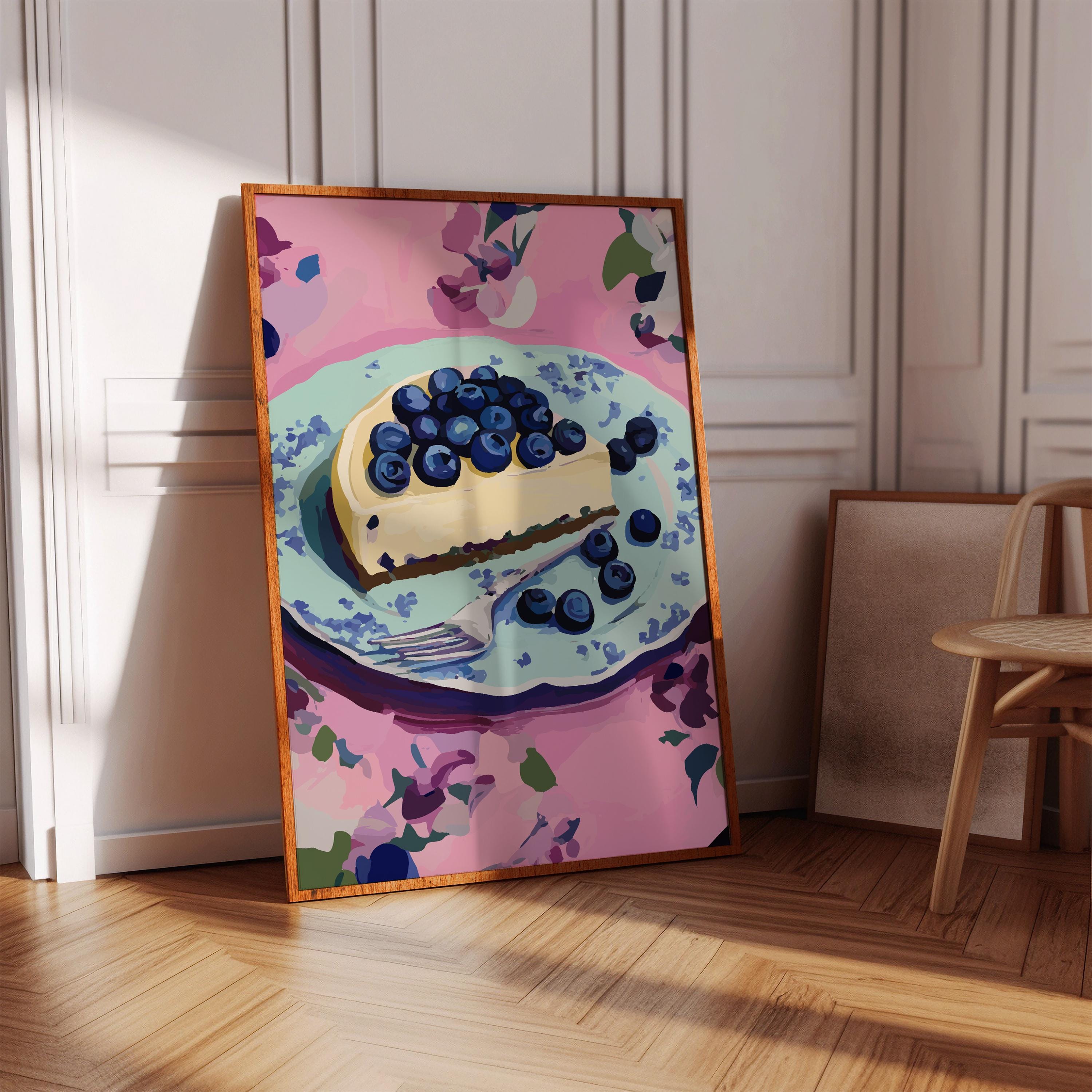Cheesecake Kitchen Poster: Trendy Pink Dessert Wall Art - Etsy