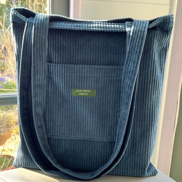 gophra corduroy tote bag