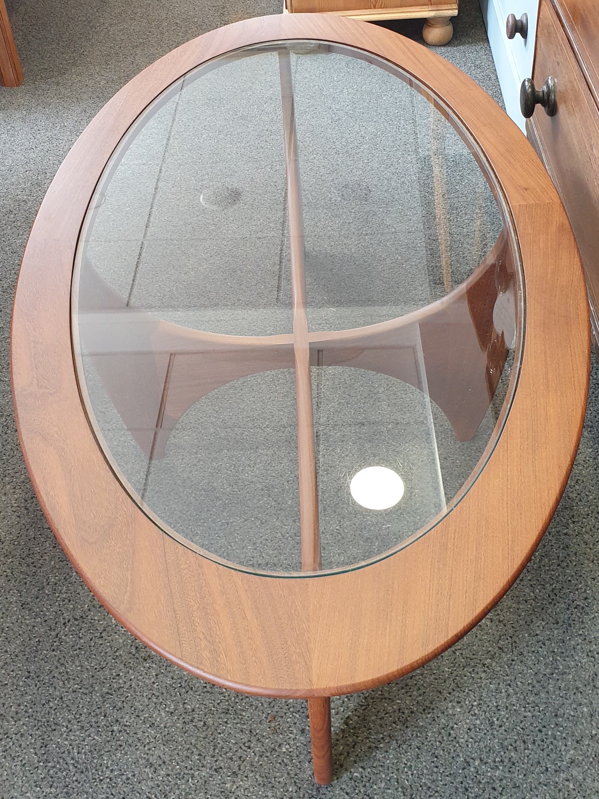 Mid Century G Plan Astro Oval Coffee Table in Teak see Etsy Australia