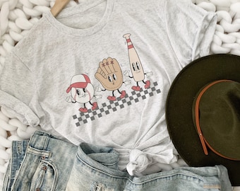 Retro Baseball Shirt, Game Day Baseball Graphic Tee, Retro Baseball Shirt, Game Day Shirts, Retro Baseball T Shirt, Game Day Shirt