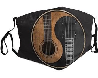 Gitarr ansiktsmask Instrument Vuxen Justerbar näsa med tråd Freepost UK
