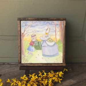 carte 15x15 avec ou sans enveloppe Reine du printemps