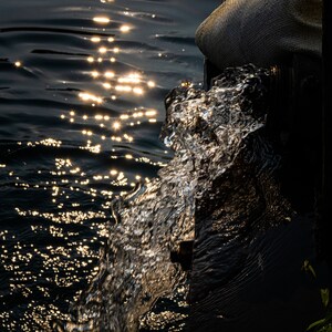 Water Still Shot, High Resolution, Home Decor Photography, Dorm Decor, Digital Download, Water at sunset.
