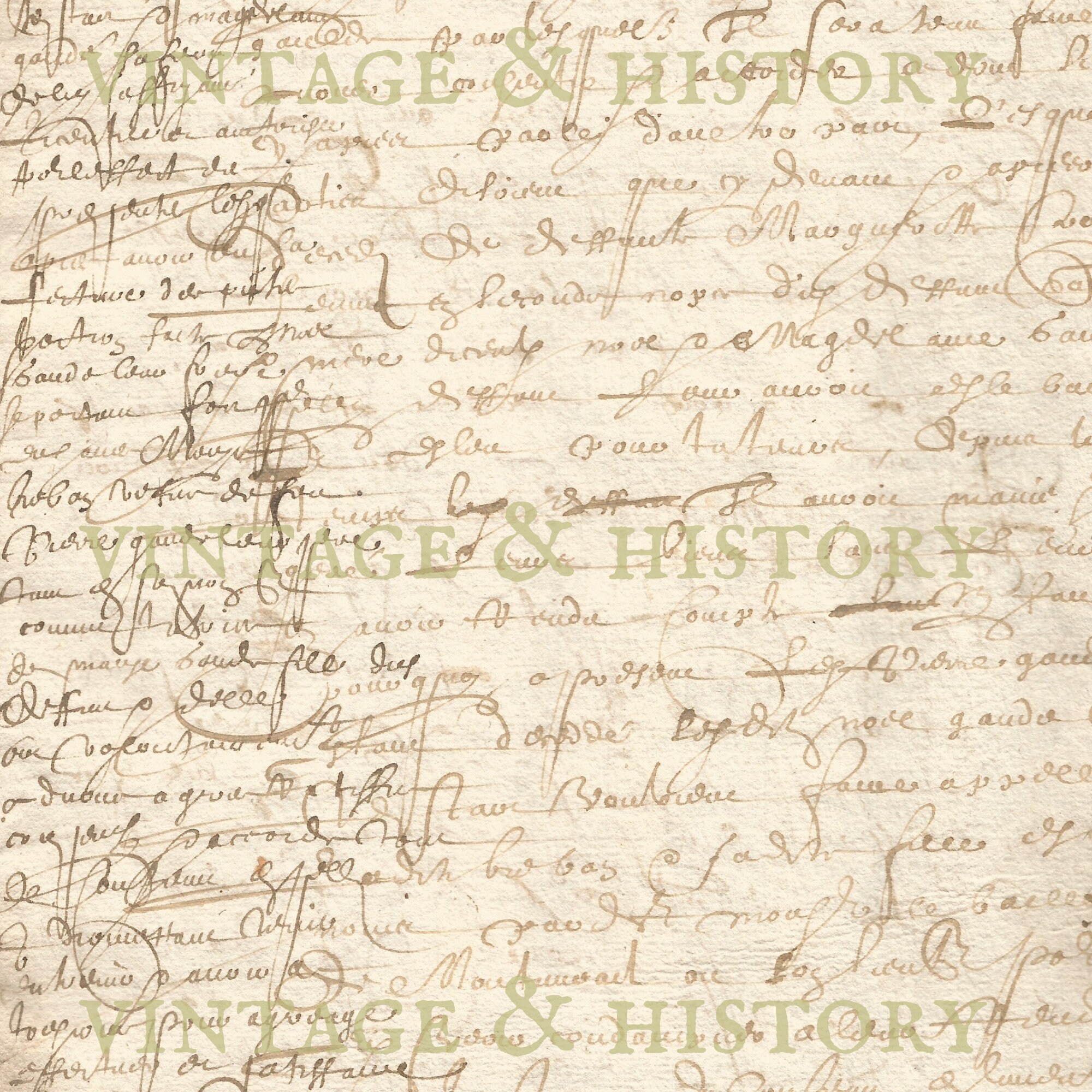 1629 French Paper, Vintage, Printable, Digital Ephemera, Collage ...