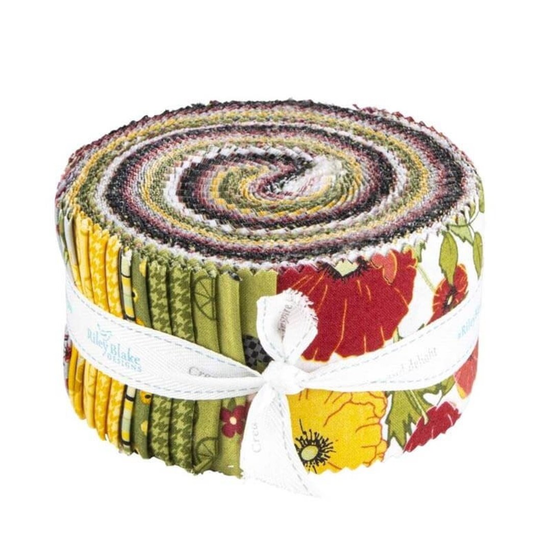 Riley Blake Petals & Pedals Rolie Polie Etsy