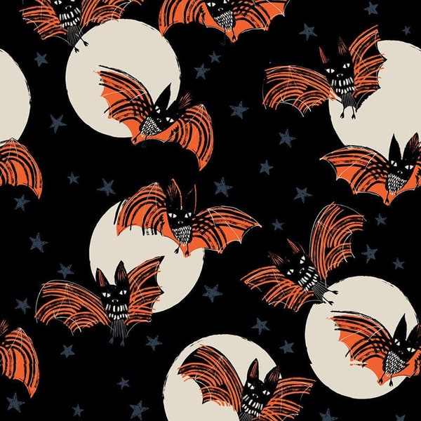 Full Moon Scary Bats (MOON1878) von Dashwood Studio 50 cm/Stück