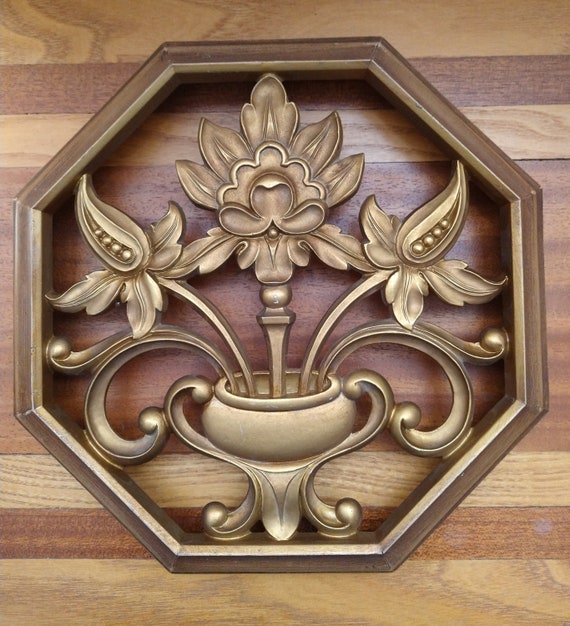 Vintage Syroco Wall Decor Etsy