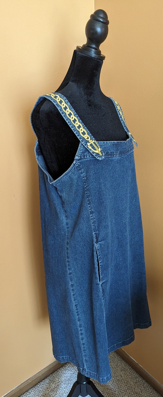 Bob Mackie Wearable Art Denim Dress - image 5