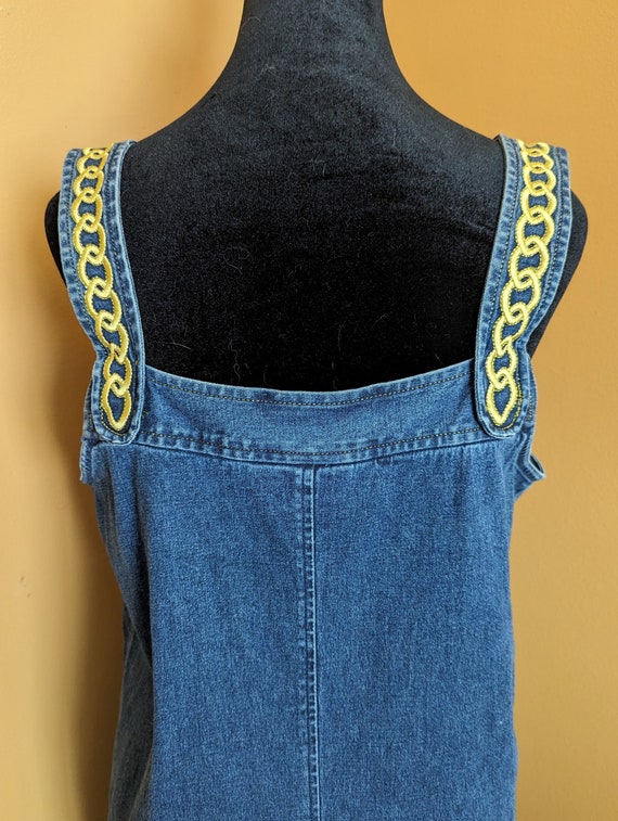 Bob Mackie Wearable Art Denim Dress - image 4