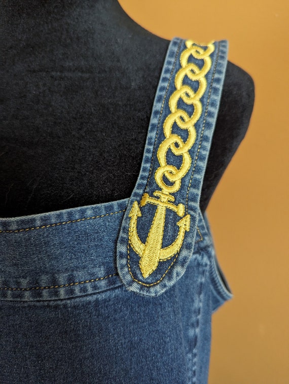 Bob Mackie Wearable Art Denim Dress - image 3