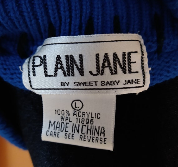 Vintage 70s Faux Jumper Sweaterdress - image 5